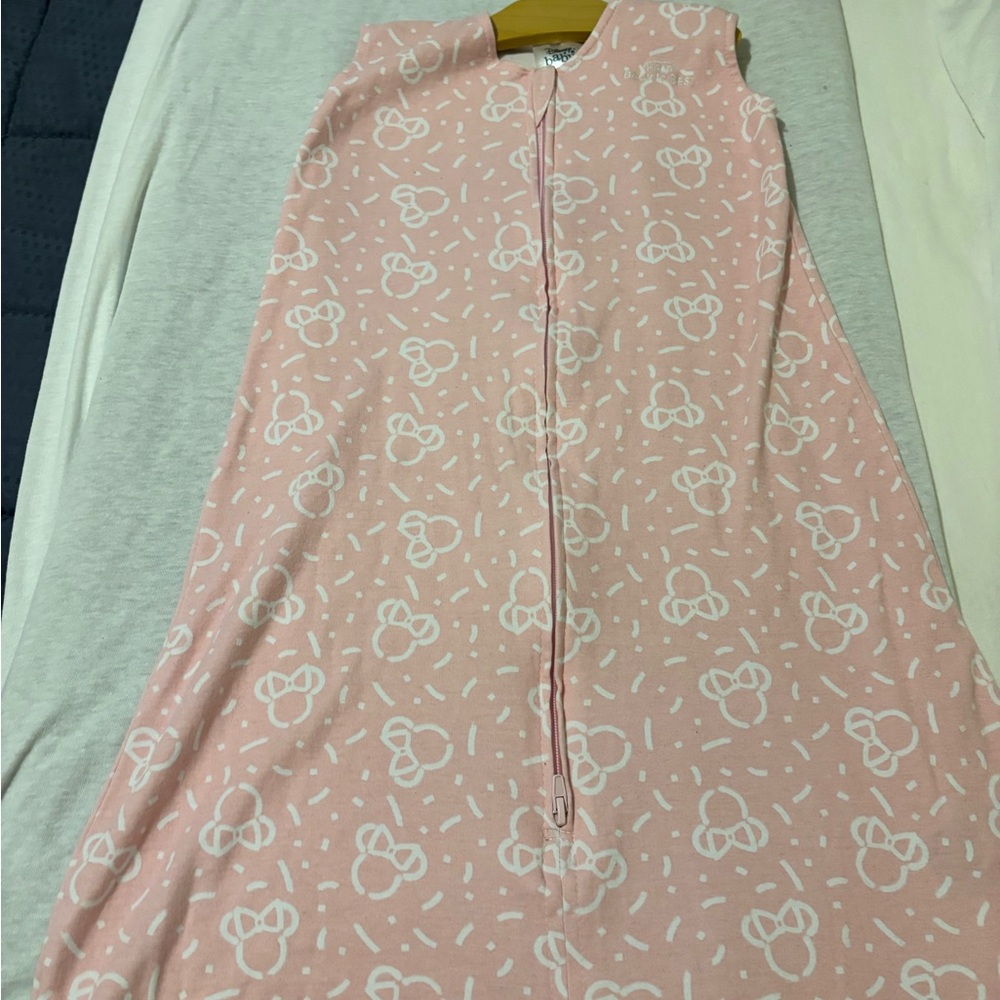 Disney Pink Sleep Sack with White Pattern